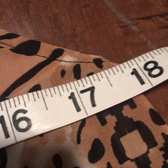 MinkPink Button Down Sleeveless Animal Print Blouse - Picture 4 of 6